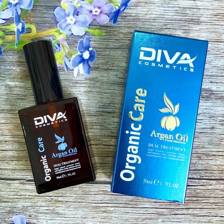 Tinh dầu Argan Oil Organic Care Diva dưỡng bóng mượt tóc 50ml