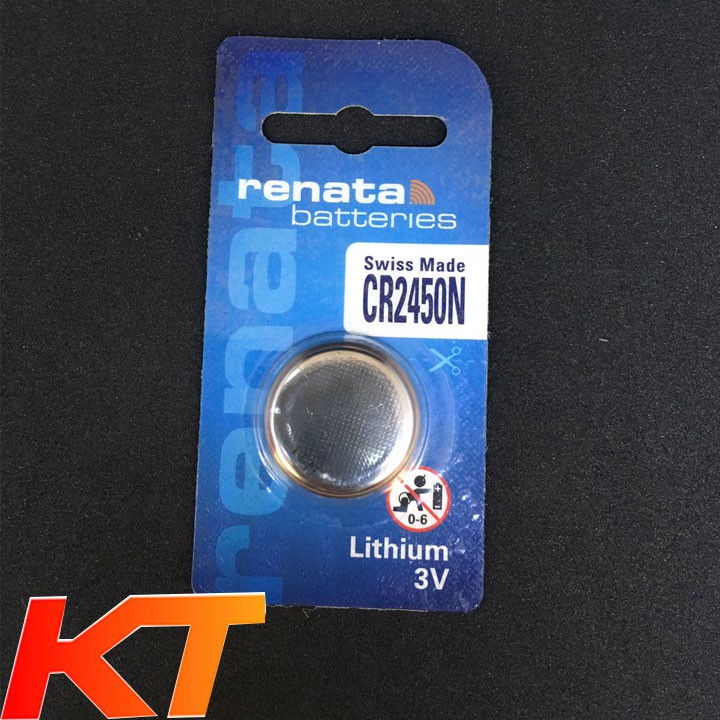 Pin CR2450 CR2450N Renata 3V Lithium batteries vỉ 1 viên ( Pin CMOS... ).