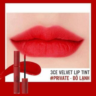 ( HÀNG CHÍNH HÃNG) SON 3CE VELVET LIPTINT HÀN QUỐC