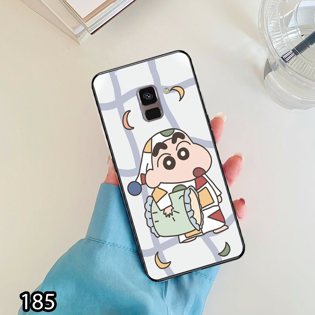 Ốp lưng Samsung A6-2018/A6 Plus/A8-2018/A8 Plus in hình Cậu bé Shin siêu đẹp, lạ_KINGSTORE.HN_Ốp SS A6/A6P/A8/A8P