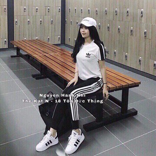Bộ nữ thể thao adida kèm ảnh thật