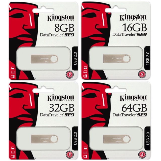 USB KINGSTON DATATRAVELER SE9 4GB/8GB/16GB/32GB/64GB