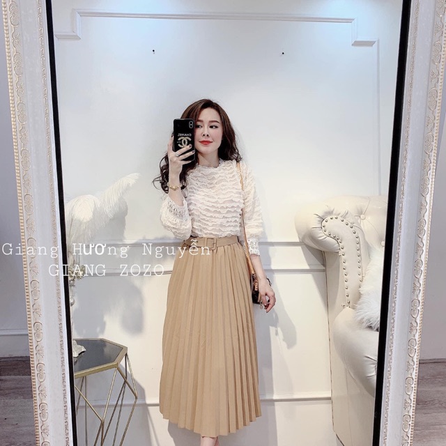 Áo ren sóng tiểu thư