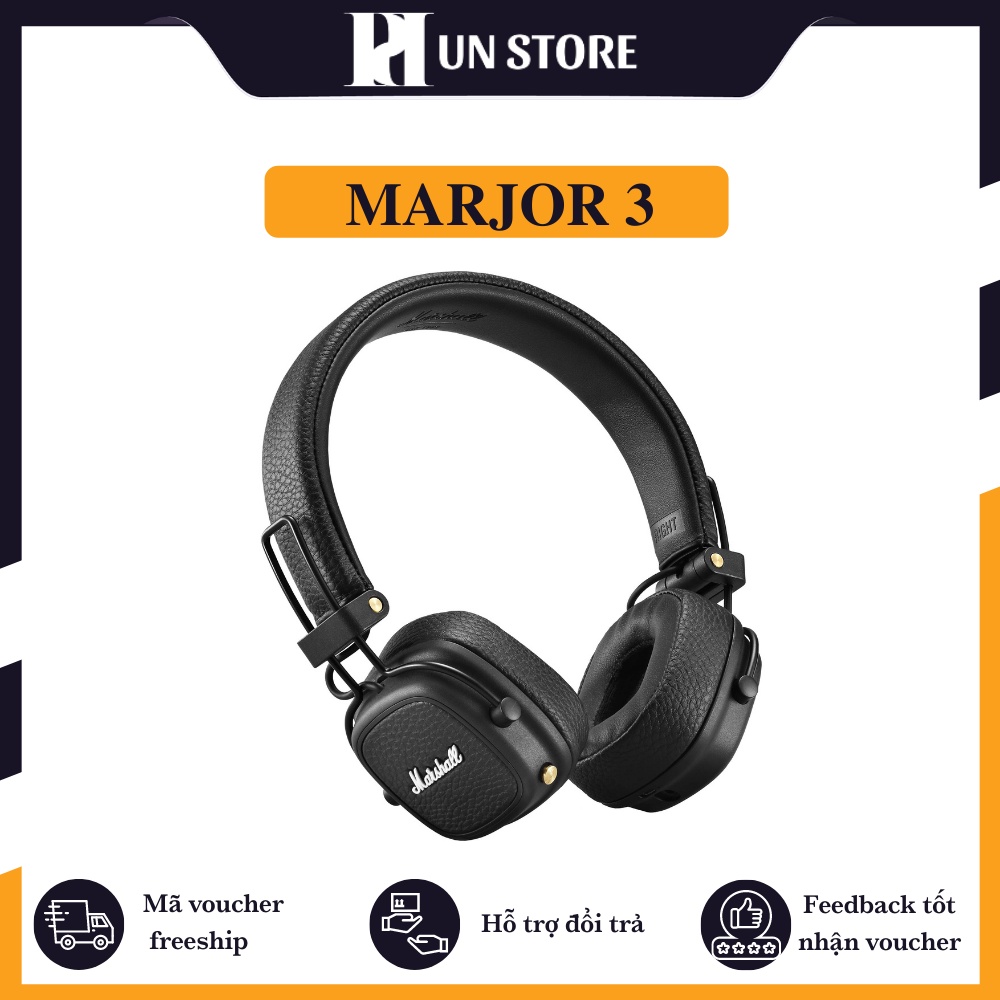 Tai Nghe Marshall Major III (3) Bluetooth màu Trắng, Đen, Nâu ( New )