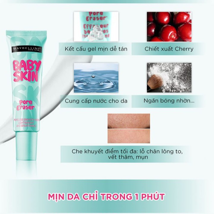 260646] Kem Lót Maybelline Baby Skin Pore Eraser 22ml