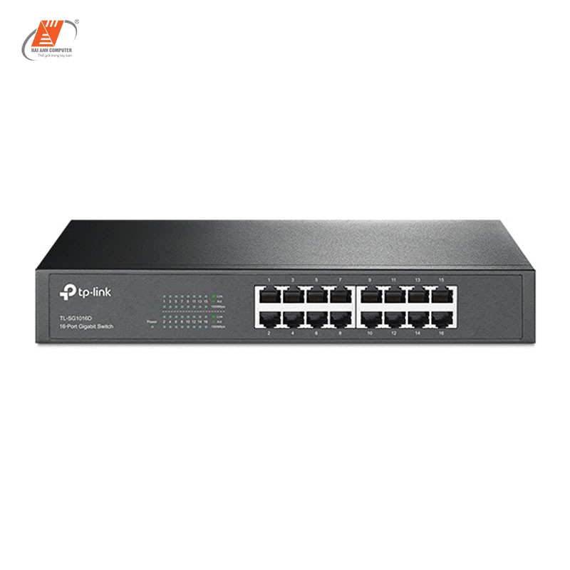 Bộ chia mạng Switch TP-Link 16 port 1000 | Tốc độ 1000 Mbps - Tự học địa chỉ MAC - Tự động MDI/MDIX