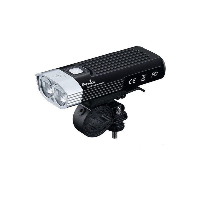 Đèn pin xe đạp FENIX BC30 V2.0 - độ sáng 2200lm chiếu xa 187m sử dụng 2 pin 18650 (không kèm theo)