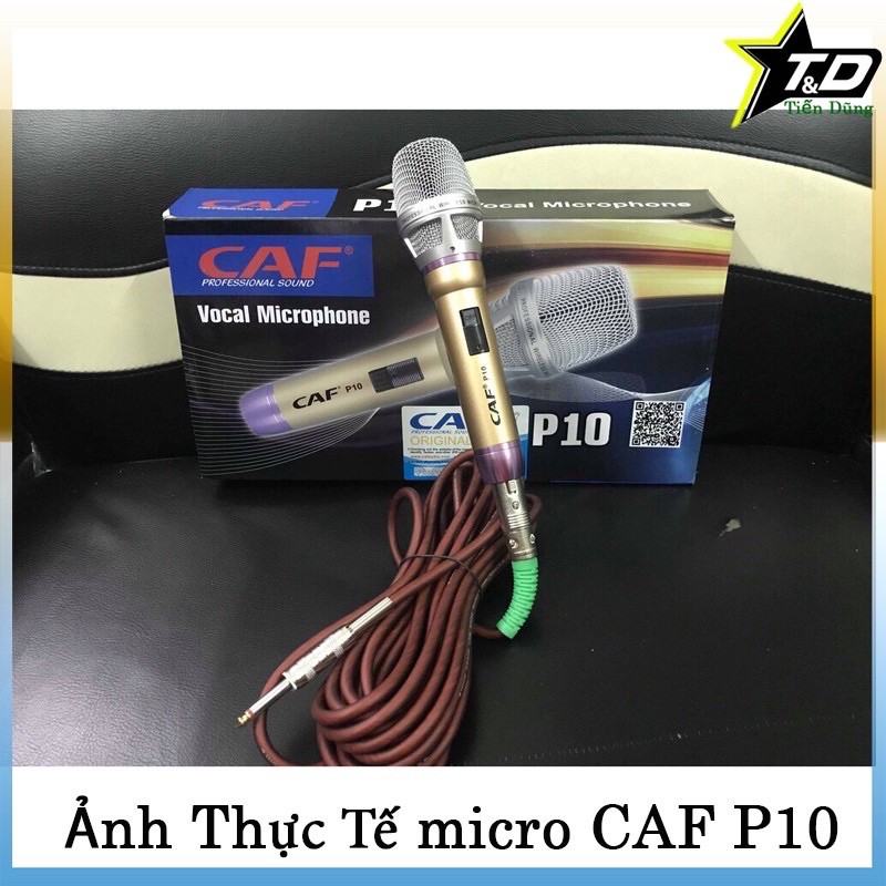 Mic Hát Karaoke Gia đình cực hay CAF-P10 bảo hành 1 năm