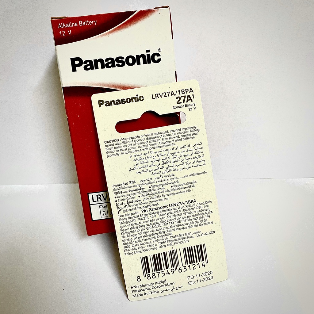 Pin lithium panasonic 27A loại tốt xịn 12V