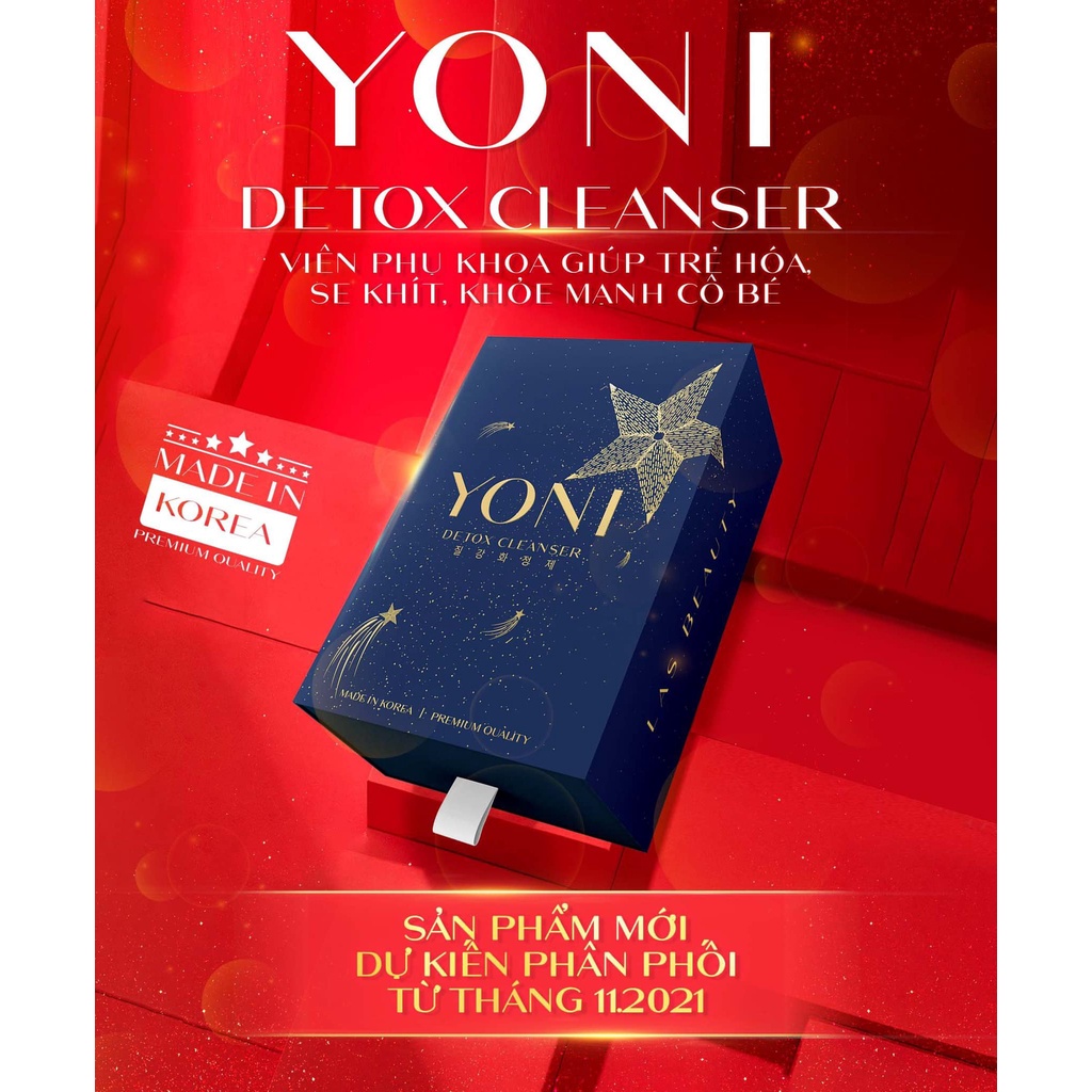 viên yoni las beauty hàn quốc viên yoni detox cleanser