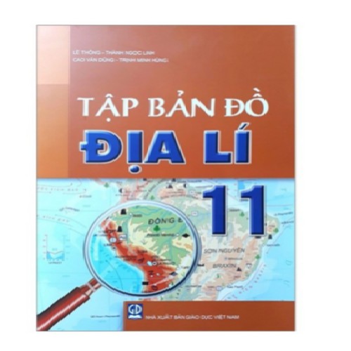 Sách - Tập bản đồ Địa lí 11 - In màu