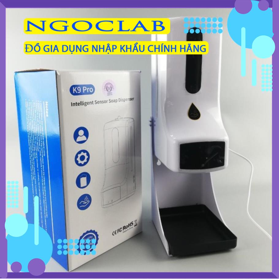 Máy rửa tay và đo thân nhiệt tự động K9 Pro không kèm chân đế NGOCLABDGD