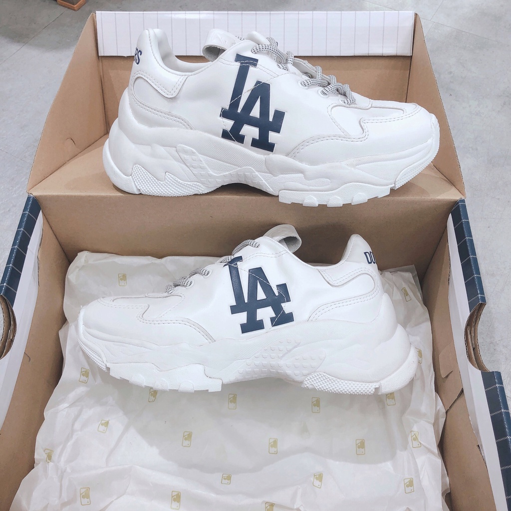 [CHÍNH HÃNG] GIÀY SNEAKER MLB BIG BALL CHUNKY LA DODGER  - *ĐẾ XÁM* - 32SHC1111-07W