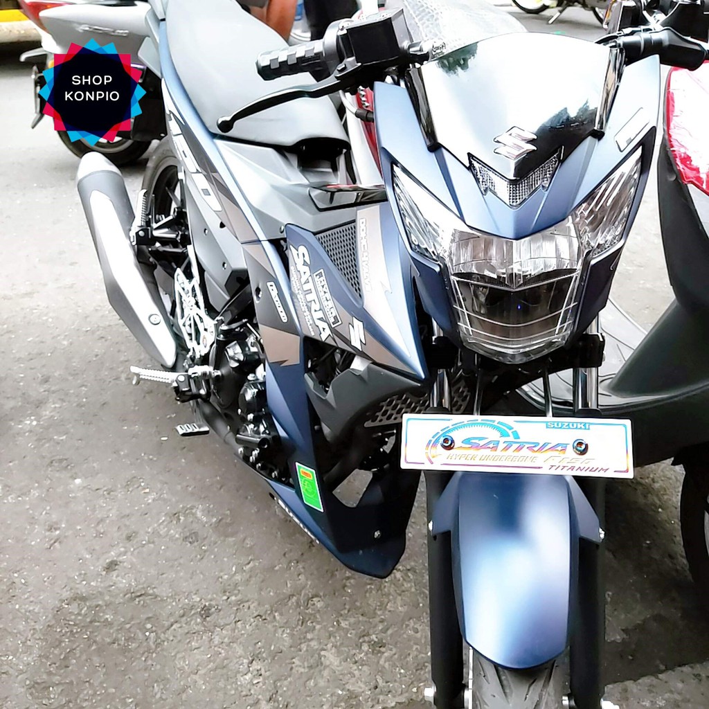 Bảng Tên Titan 3D Dành Cho Xe Satria Màu Khò Và Điện Phân ( SP Chưa Bao Gồm Ốc )