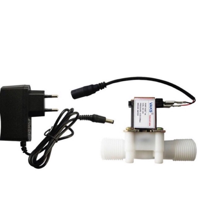 Combo điện từ 12v phi 21 + nguồn