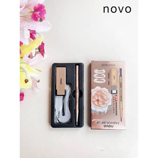 Bộ chì kẻ mày novo