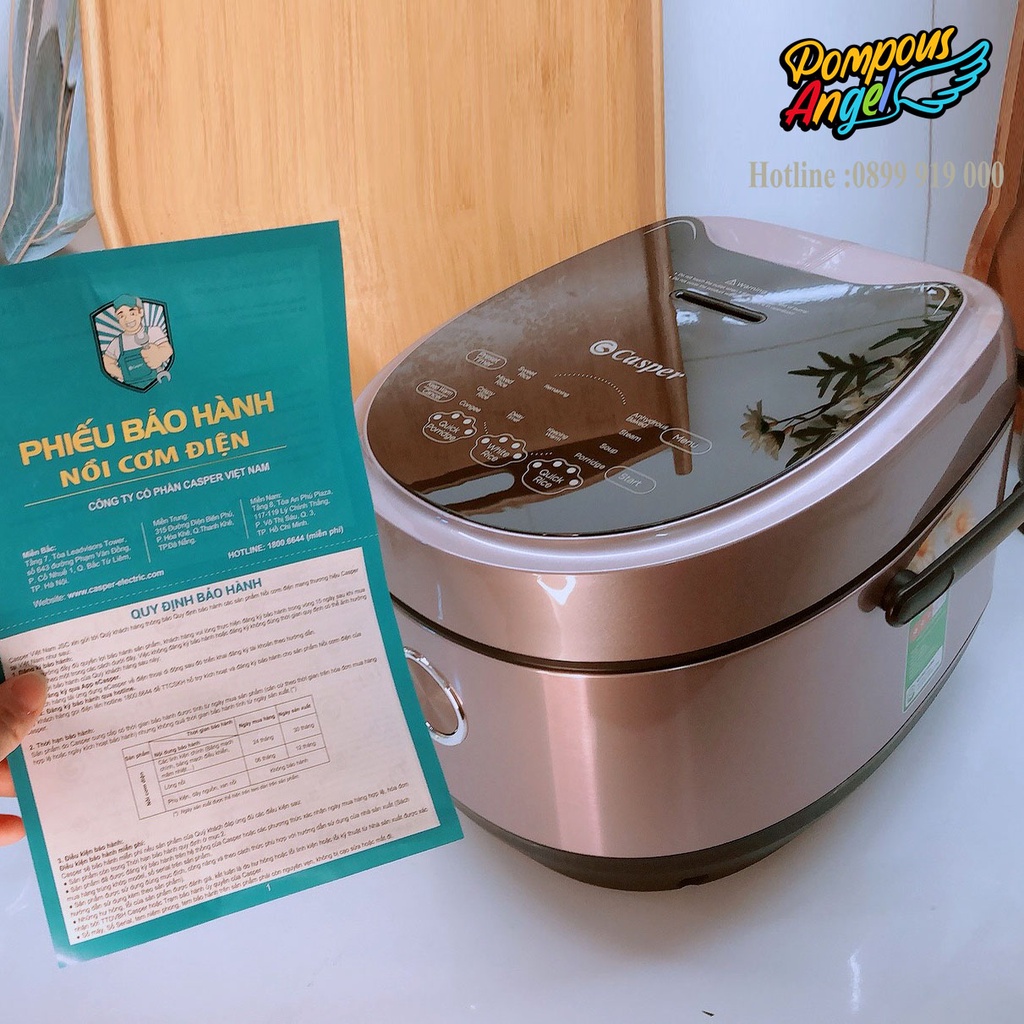 Nồi cơm điện tử 1.8Lít CASPER CD-18RC01 chống dính , giữ nhiệt tốt , bảo hành 12 tháng