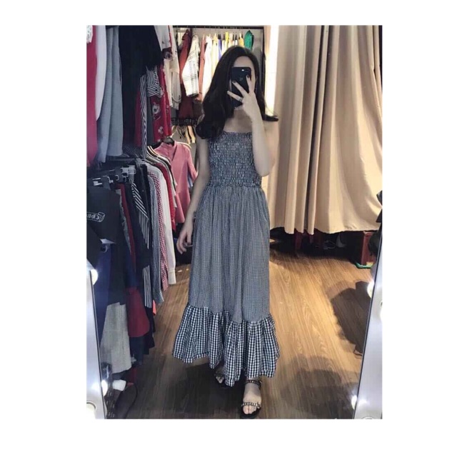 VNXK - Maxi kẻ zara