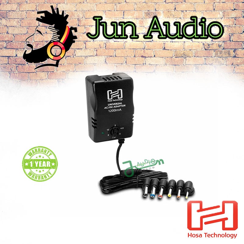 Bộ chuyển đổi nguồn 110v,220v thành 3v,4.5v,6v,7.5v,9v,12v - Hosa Universal Power Adaptor - hàng mới, chính hãng