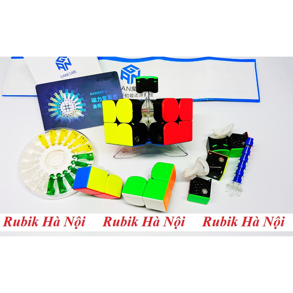 Rubik 3x3 Gan 356X 2020 Stickerless Có Nam Châm Thay Đổi Cao Cấp Nhất