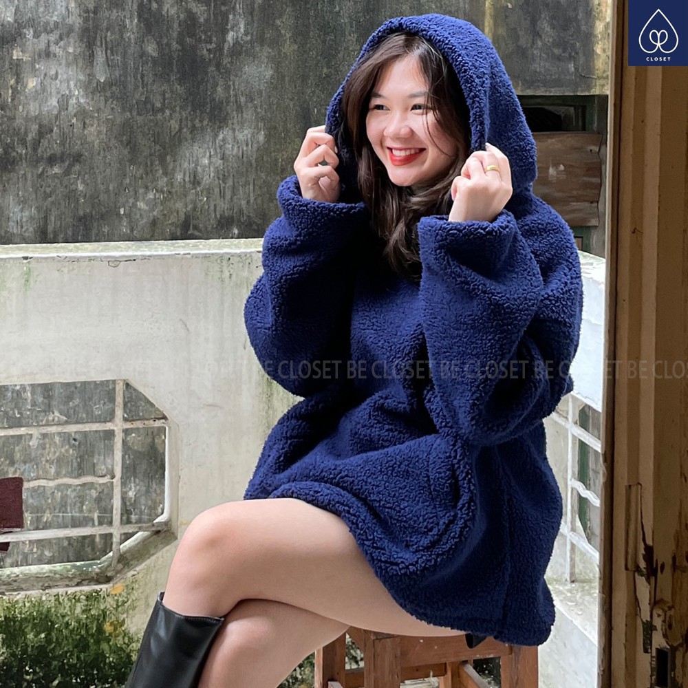 [MỚI NHẤT] 🔥 ÁO HOODIE Logo Thêu tay, Áo có mũ form rộng lông cừu dày dặn Thu Đông - Be Clothing | BigBuy360 - bigbuy360.vn