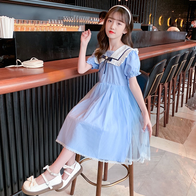 Đầm Thời Trang Mùa Hè 12 Tuổi Dễ Thương Cho Bé Gái