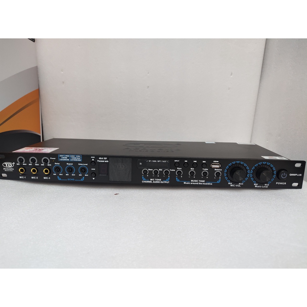 Vang cơ lai số TD Q800 Plus thế hệ mới 8 chế độ hát cài đặt sẵn karaoke gia đình rất hay