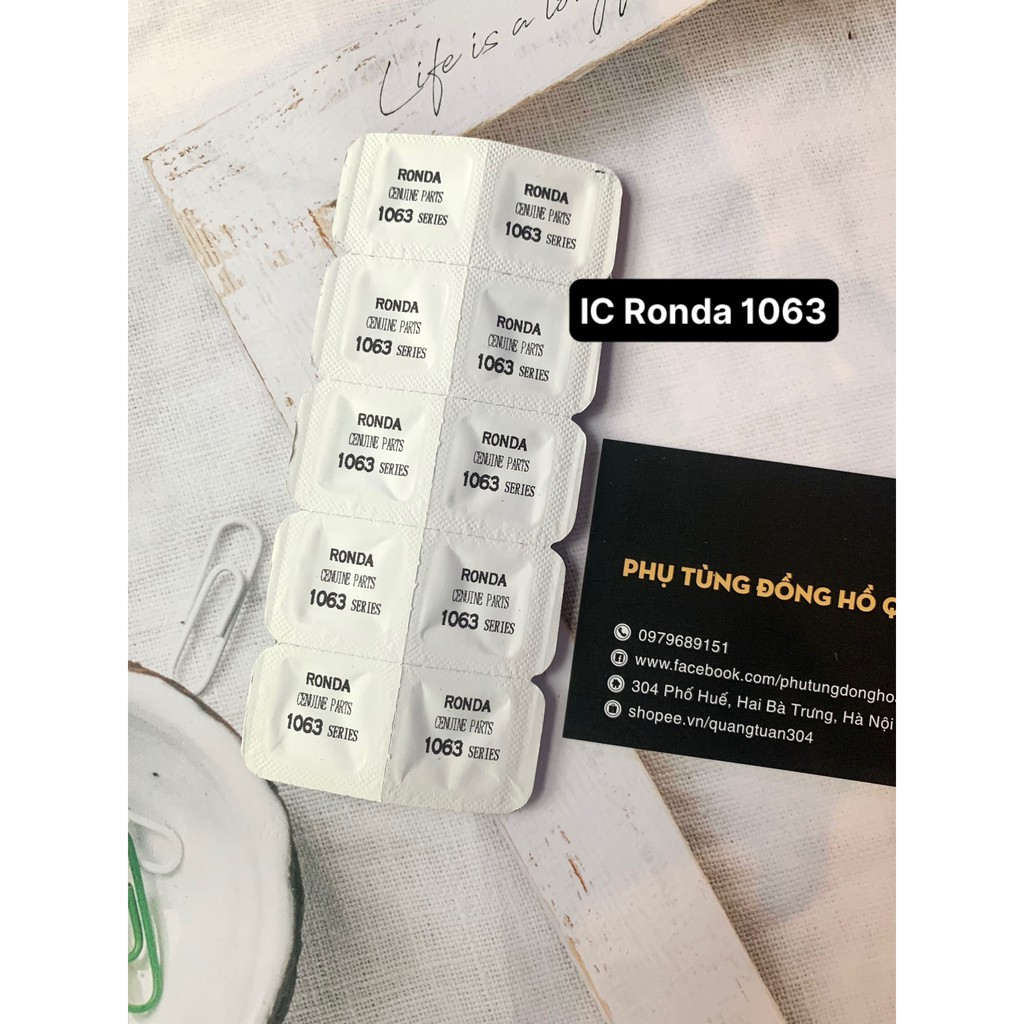 IC máy đồng hồ đeo tay Ronda Thụy Sỹ 1062 -1063