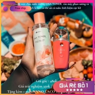 [MUA 1 TẶNG 1] TẶNG MÁY XÔNG MẶT NANO - NƯỚC HOA HỒNG TONER DNA CÁ HỒI MAROSA LACO