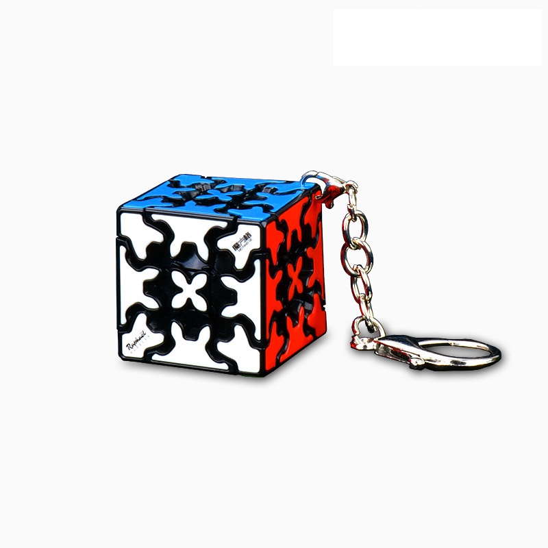 Móc Khóa Rubik QiYi Biến Thể Xoay Mượt-Chính Hãng