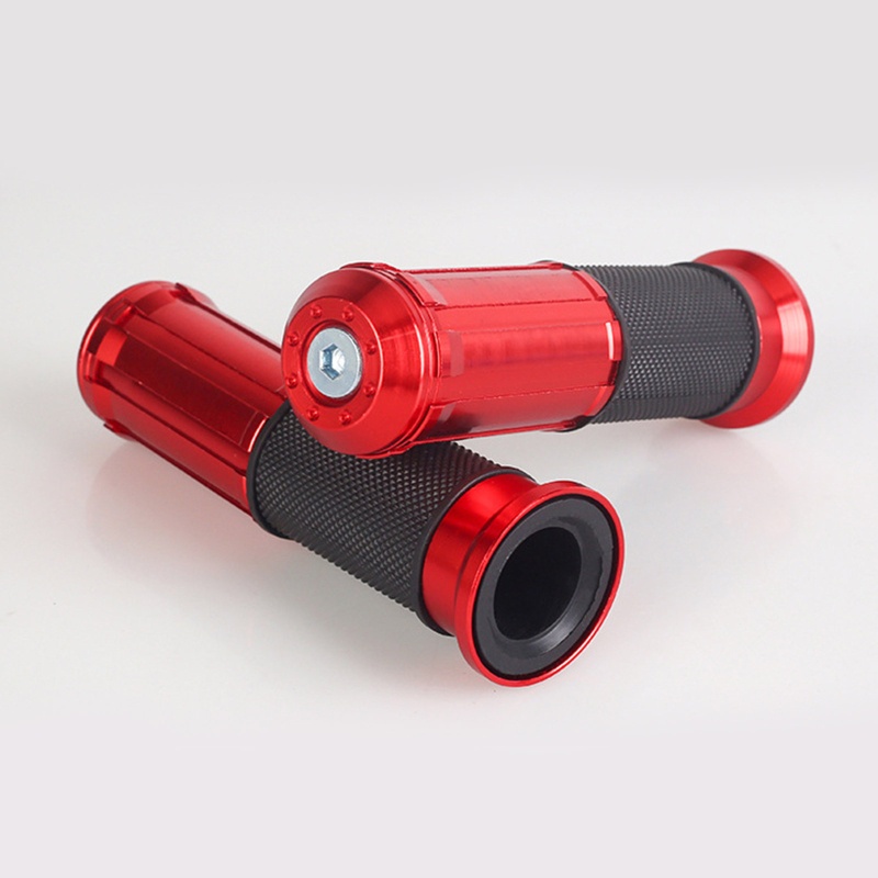 Bộ 2 Vỏ Bọc Tay Lái Xe Máy Bằng Cao Su Chống Trượt Thoải Mái Kích Thước 7 / 8 &quot;