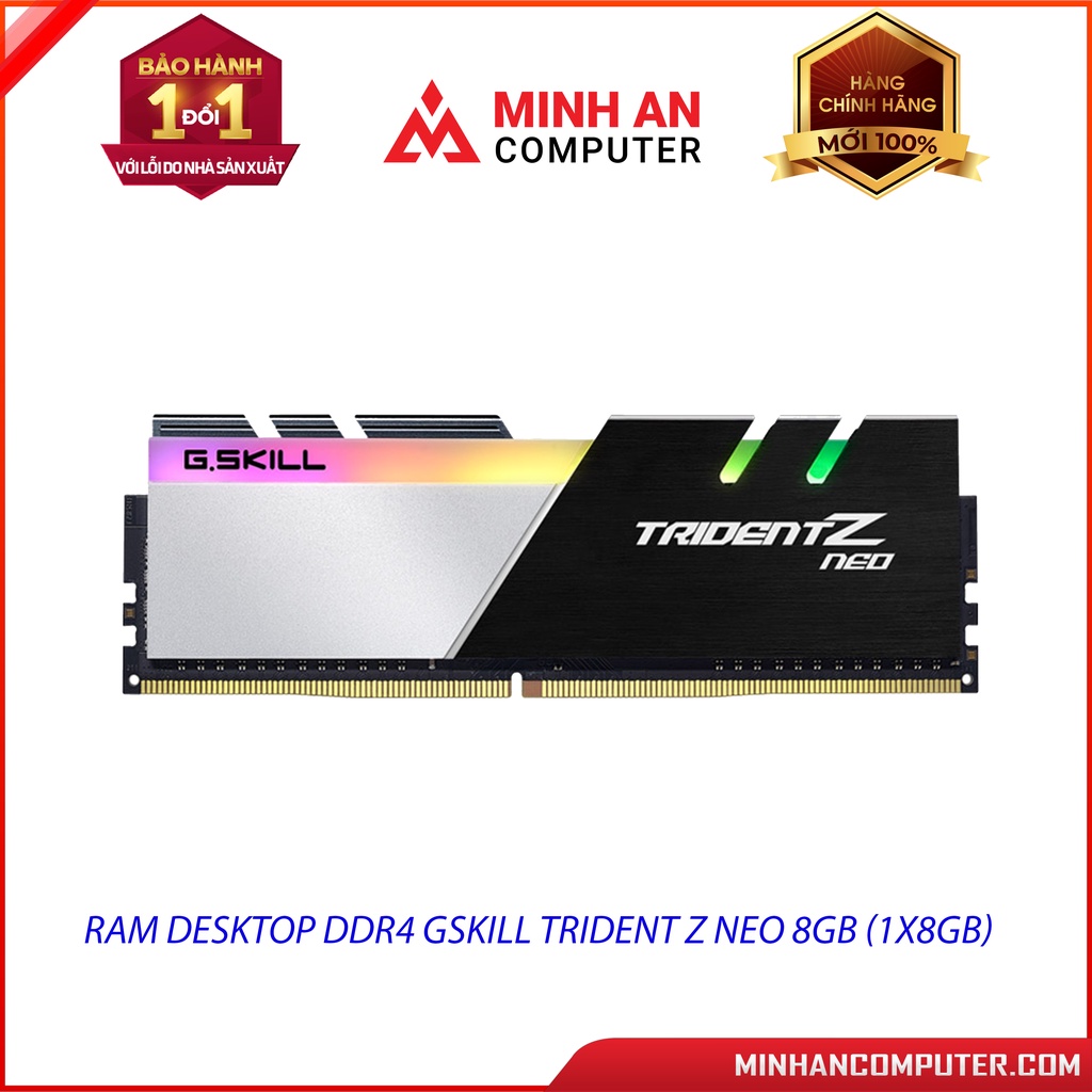 RAM Desktop DDR4 Gskill Trident Z Neo 8GB 3600MHz (1x8GB)