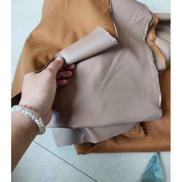 Vải da xuất dư may áo khoác, túi xách, ví, chân váy