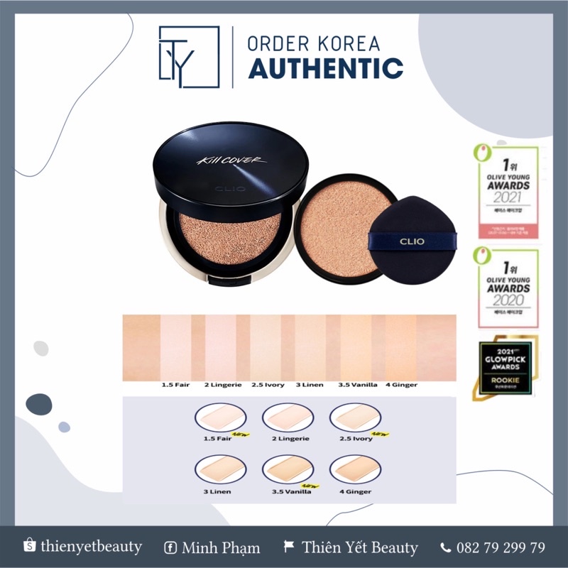 Phấn nước Kill Cover Foundwear Cushion XP