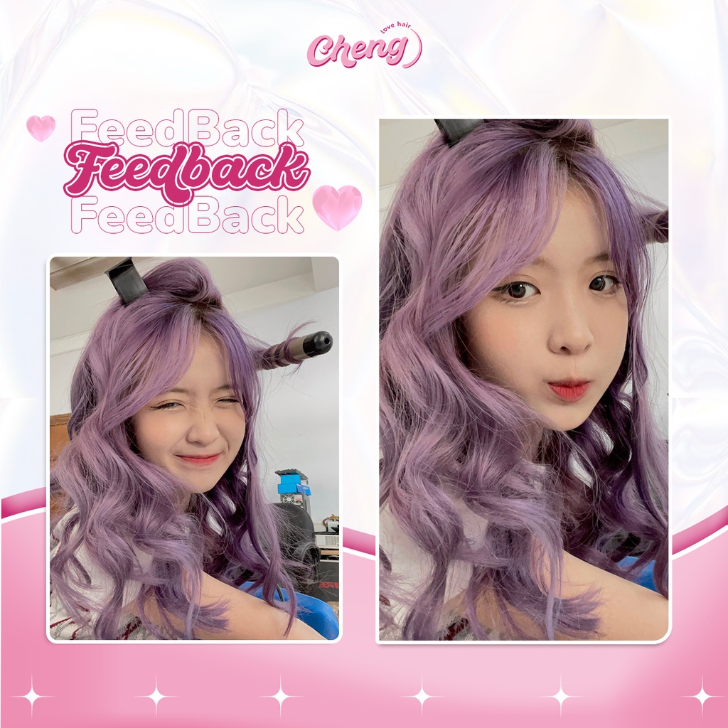 Thuốc nhuộm tóc TÍM KHÓI SÁNG | Chenglovehair, Chenglovehairs