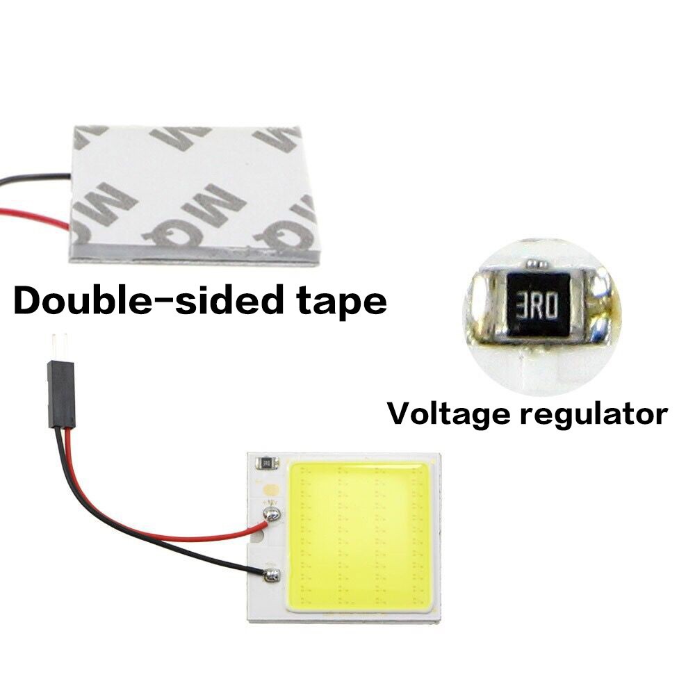 Đèn LED đọc sách COB OM 12V 24SMD 36SMD 48SMD và đui T10 cho xe hơi