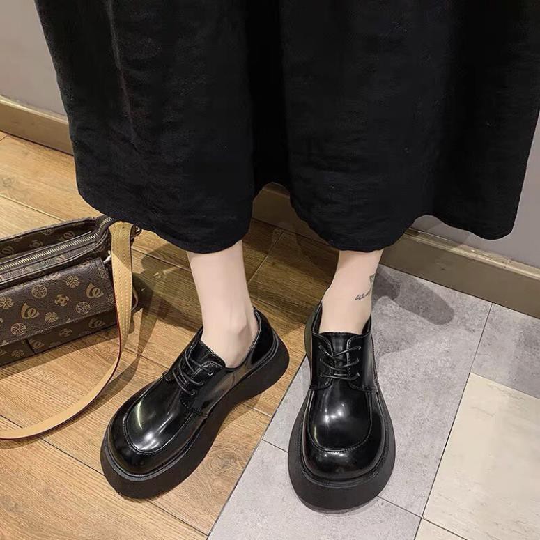 GIÀY OXFORDS THẤP CỔ MŨI TRÒN TO ULZZANG -ah22
