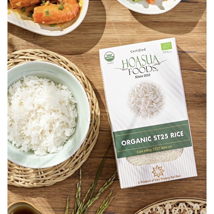 Gạo Trắng Hữu Cơ Cho Bé Ăn Dặm 1kg