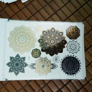Hình xăm dán flashtattoo mix henna