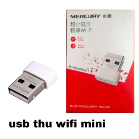 USB Wifi Mercury Phiên Bản 2021 Thu Sóng Wifi Cho Máy Bàn Kết Nối Không Dây tốc độ 150Mbps