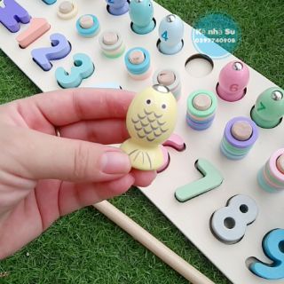 Bảng học số và câu cá đa năng