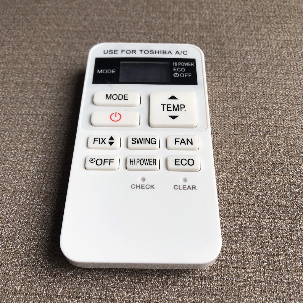 Điều khiển điều hòa Toshiba loại ngắn AS-07BKV-E , RAS-077SKV-E6 .Bảo hành 6 tháng .Tặng kèm pin AA