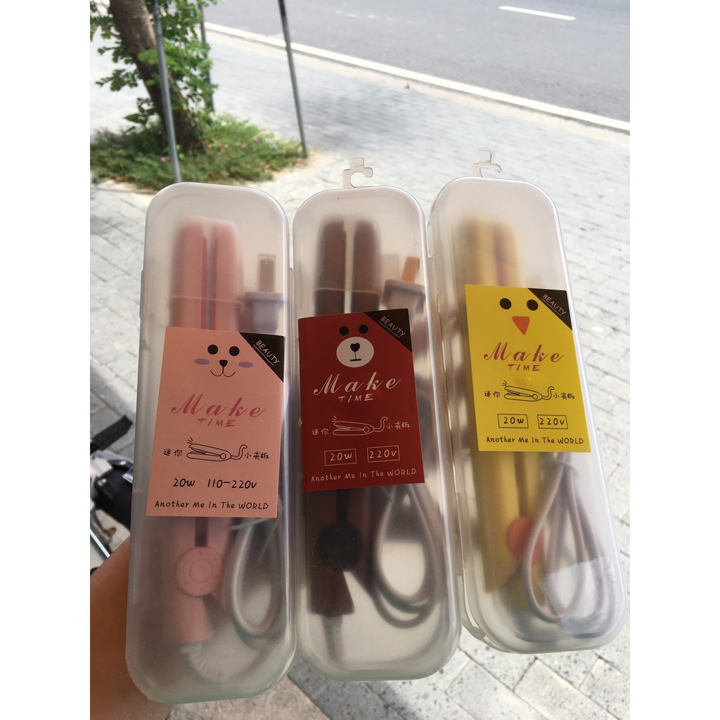 Máy duỗi tóc hình thú mini