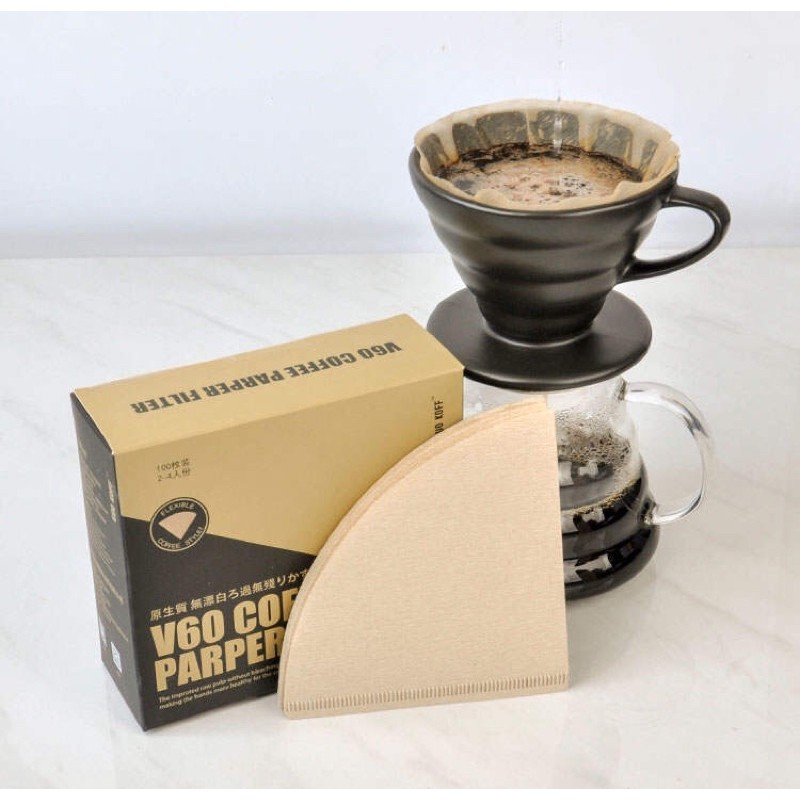100 Giấy lọc V60 từ bột gỗ