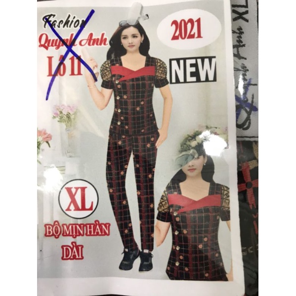 BỘ QUỲNH ANH COTTON MỊN HÀN