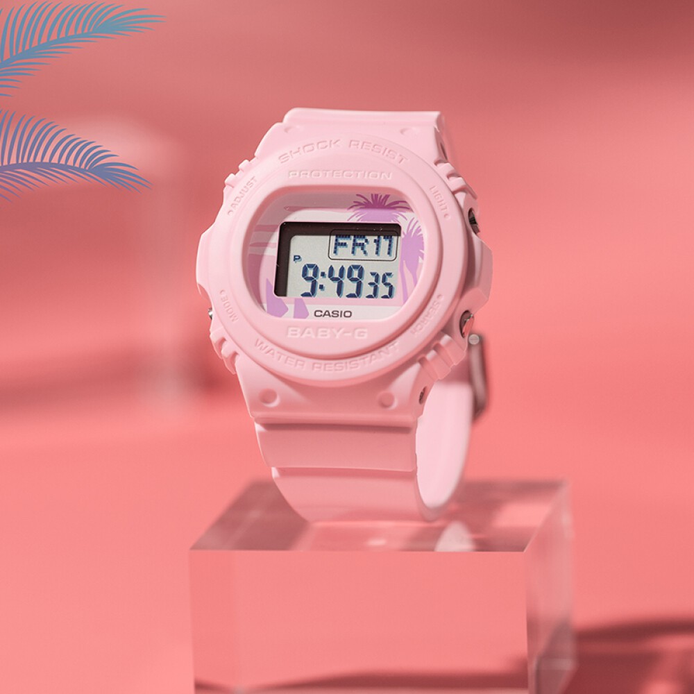 Đồng hồ nữ dây nhựa Casio Baby-G chính hãng Anh Khuê BGD-570BC-4DR