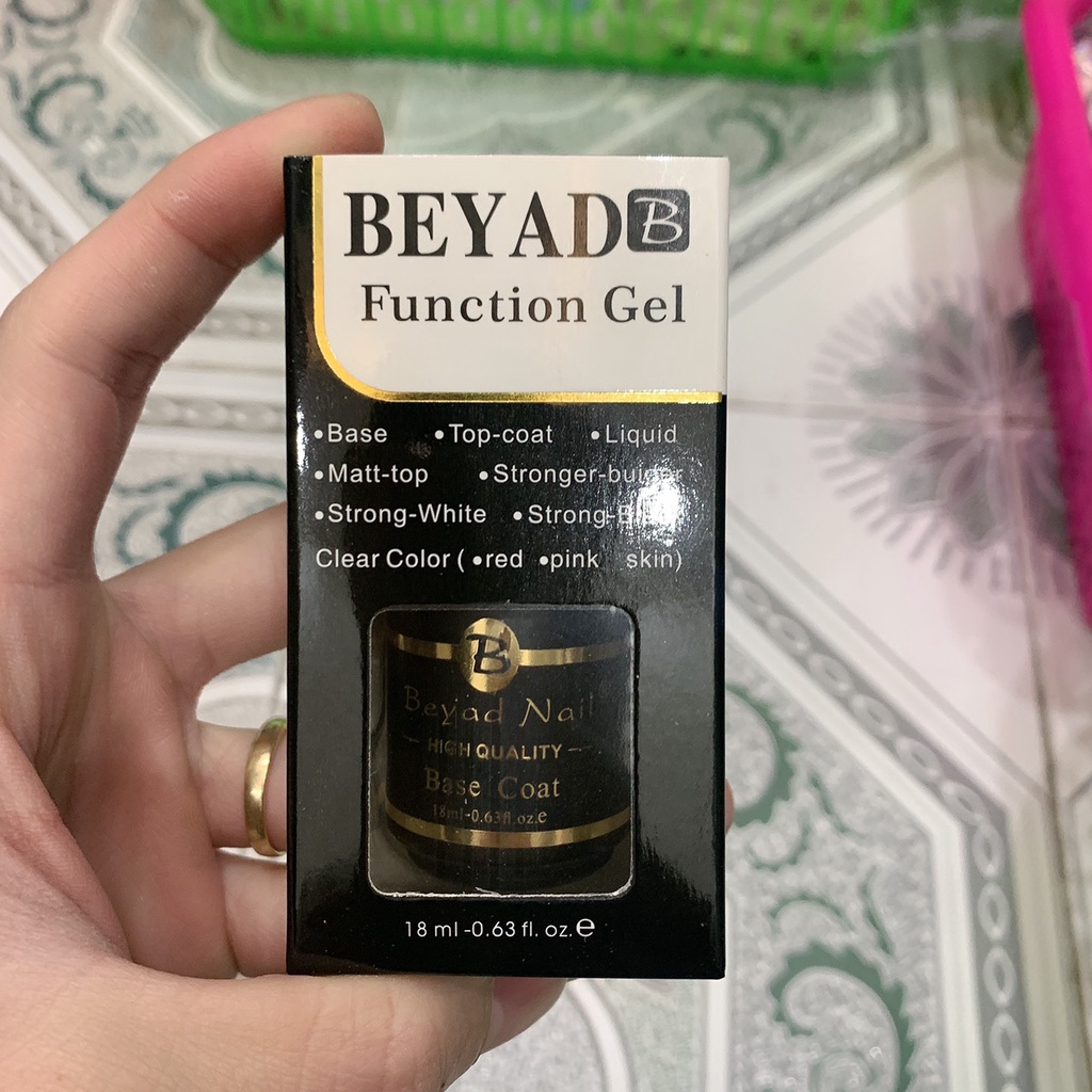 Base Top Beyad ,Siêu Bền Siêu Bóng Chịu Lực Tốt , Base Top - Trùm Nail Mi