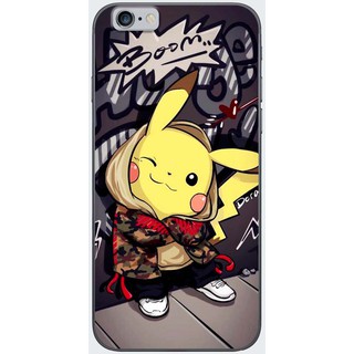 Ốp lưng IPhone 6, 6 Plus in hình Pika nheo mắt