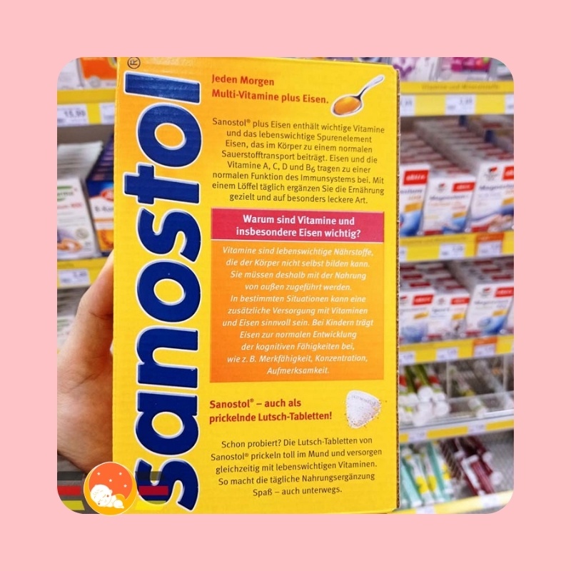 vitamin tổng hợp sanostol số 6 460ml của đức cho bé Phù hợp cho bé trên 6 tuổi