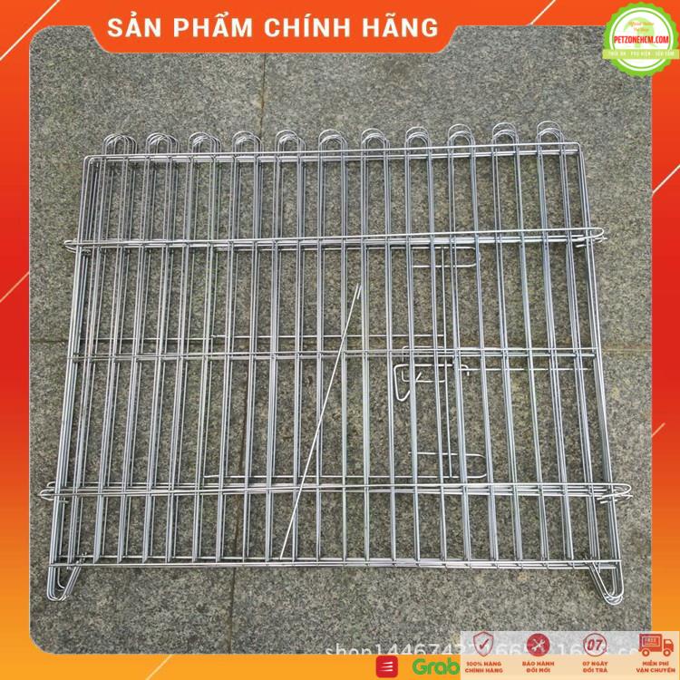 Quây cho chó 💝 FREESHIP 💝 Hàng rào inox và sắt sơn tỉnh điện vân đá 6 tấm 63cm x 63cm | cũi chó | PetZoneHCM